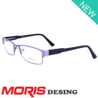 Moris แว่นตา รุ่น 3188 กรอบเต็ม Rectangle ทรงสี่เหลี่ยมผืนผ้า ขาสปริง วัสดุ สแตนเลส สตีล (สำหรับตัดเลนส์) กรอบแว่นตา สวมใส่สบาย น้ำหนักเบา ไม่ตกเทรนด์ มีความแข็งแรงทนทาน Full frame Eyeglass Spring leg Stainless Steel material Eyewear Top Glasses