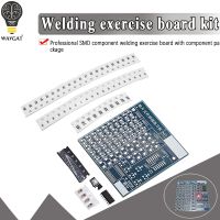 【cw】 Circuit Board PCB SMD Soldering Practice Training 77PCS components