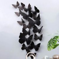 【CC】☃∏✲  12Pcs Wall Stickers Adhesive Wallpaper Colorful Sticker Room Window Decal