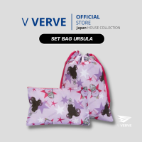 Verve - กระเป๋าจัดระเบียบ ลาย Ursula ขนาด 26 cm. แบบซิบหูรูด เนื้อผ้ากันน้ำได้