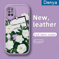 Dienya เคสสำหรับ Infinix Note 8 X692,เคสแฟชั่นลายดอกไม้สดดีไซน์ใหม่เคสใส่โทรศัพท์หนังซิลิโคนนิ่มเคสมือถือกันกระแทกป้องกันการตกพร้อมกับเคสป้องกันกล้องเลนส์คลุมทั้งหมด