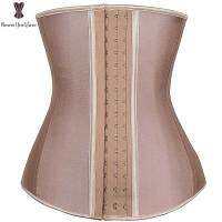 9 Steel Boned Latex Waist Corset Plus Size Corsets Underbust Bustier Women Outwear Korset Weight Loss Waist Trainer Body Shaper