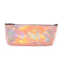 Iridescent Pencil Case Quality Pu School Supplies Stationery Gift Holographic Pencil Bag School Cute Pencil Box Tools