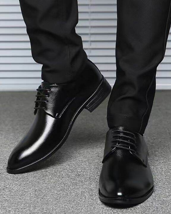 new-business-casual-formal-leather-shoes-mens-top-layer-cowhide-comfortable-black-single-shoes-mens-fashionable-small-leather