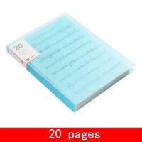 Information Book Paper Clip Folder Office Supplies Student Insert Bag Multi-layer Transparent A4 Small Fresh Folder