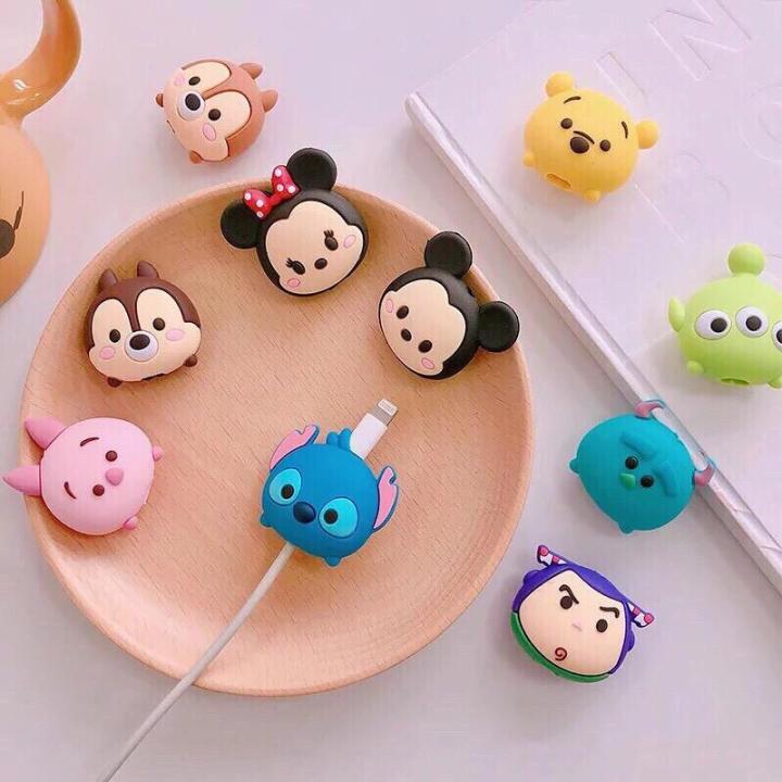 ที่ป้องกันสายชาร์จจาก-ตัวการ์ตูน-tsum-tsum-ขลอง-disney-น่ารักสุดๆ-ของเข้าใหม่-2-in-1-สายชาร์จ-type-c-สายชาร์จโทรศัพท์-สาย-ฟาสชาร์จ-typ-c-สายชาร์จ