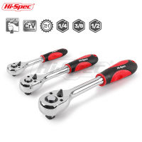 Hi-Spec Socket Wrench Ratchet Wrench 14 38 12 72T Steel Torque Wrench Spanner Llaves Torquim Momentsleu Chave Catraca