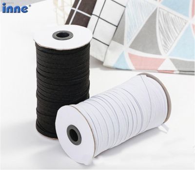 ∈❖❁ 3/6/8/10/12mm 5yards/Lot High-Elastic Sewing Elastic Ribbon Elastic Spandex Band Trim Sewing Fabric DIY Garment Accessories