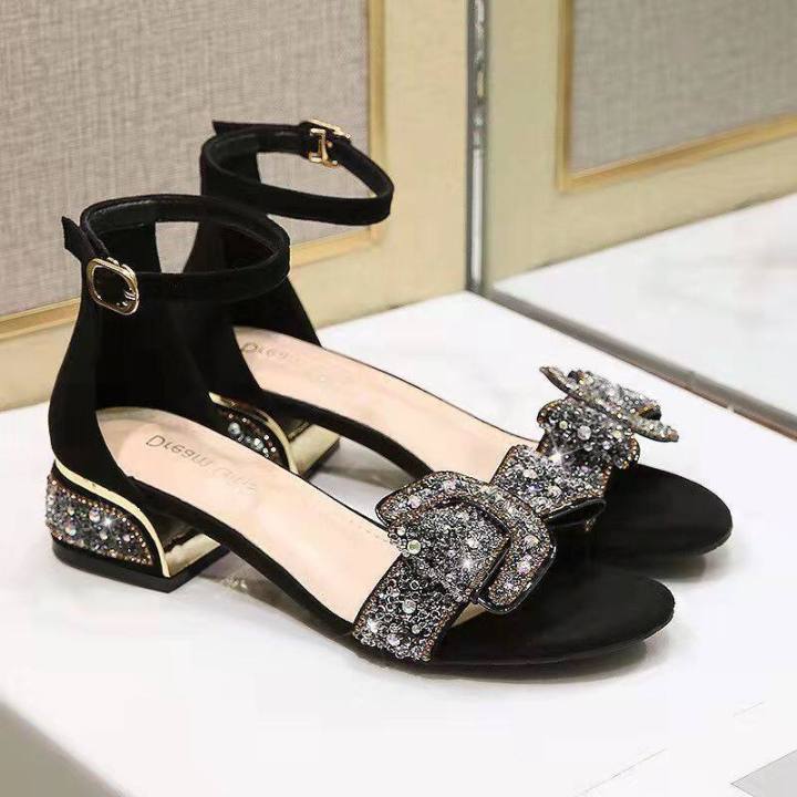 kkj-mall-ladies-high-heels-with-high-heels-2-inches-2022-summer-new-all-match-gentle-rhinestones-low-heeled-french-womens-sandals-dating-office-party-shoes