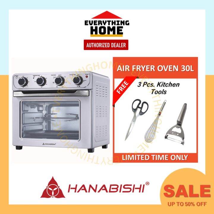 a=?Hanabishi Air Fryer Oven 30 Liters / HAFEO30SS Lazada PH