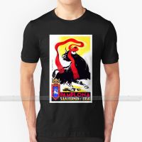 1956 Pamplona Spain Running Of The Bulls Poster T Shirt Men 3D Print Summer Top Round Neck Women T Shirts Pamplona Spain España XS-6XL