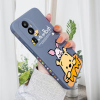 HP เคสสำหรับ OPPO Reno10 Pro + 5G เคสโทรศัพท์ดีไซน์ด้านข้างดีไซน์รูปหมีการ์ตูนเคสของเหลวปลอกซิลิโคนคลุมทั้งหมดเคสป้องกันทนแรงกระแทกกล้อง