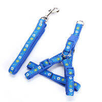 Products Dog Collars Harnesses Leads Set Cartoon Animal Print Nylon Small Dog Cat Collar