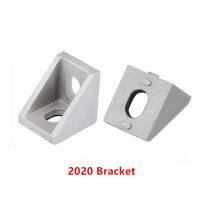 100pcs 2020 (20x17) Brackets Corner fitting angle aluminum L Connector bracket fastener for EU 2020 Industrial Aluminum Profile Hand Tool Parts Access