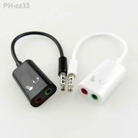 AUX Cable Jack 3.5mm Audio Cable 3.5 Mm Jack Stereo Audio Male To 2 Female Headset Mic Y Splitter Cable Adapter