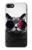 เคสมือถือ iPhone 7/8 SE 2020 2022 ลายแมวคูล ๆ สวมแว่น Cool Cat Glasses Case For iPhone 7/8 SE 2020 2022