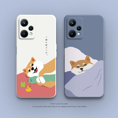 Shiba Inu Cartoon Mobile Phone Case for OPPO Realme 9 Pro SE Speed 8 7 Funda Realme9 9Pro 9SE 5G Soft Liquid Silicone Cute Cover Electrical Connectors