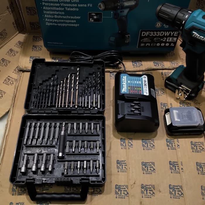 Paket Mata Bor Pc Mesin Bor Baterai Cordless Drill Makita Df D