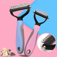 s Fur Knot Cutter Dog Grooming Shedding Tools Cat Hair Removal Comb Brush Double sided comb for dogs