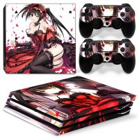 [Enjoy the small store] สำหรับ PS4 PRO Skin Artwork Patterns Decals Decals Decals Stickers Flim Playstation 4 Pro คอนโทรลเลอร์