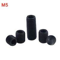 【cw】 10PCS M5x4 5 6 8 10 12 16 20 25 DIN916 Grade 12.9 Alloy Hexagon Socket Cup Grub Screw Set M5x4 1