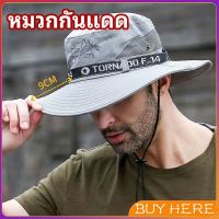 หมวกกันแดด มีช่องระบายอากาศ หมวกปีนเขา หมวกกลางแจ้ง หมวกชาวประมง sun hat หมวกกันแดดทรงหลวมสไตล์เกาหลีขนาดเล็ก BUY HERE