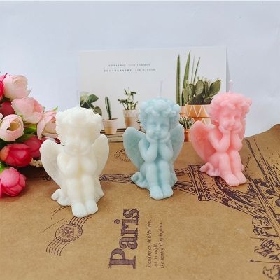 Candles Cute Cheerless Angel Aromatherapy Candle Photography Props with Hand Gifts Scented Candles Birthday Candle