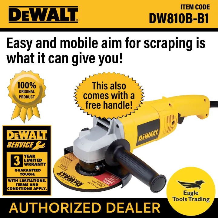 Dewalt DW810B-B1 Angle Grinder 100mm 680watts | DeWalt Angle Grinder ...