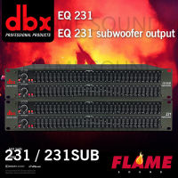 DBX 231 eq 231sub อีคิวปรับเสียง ด้วยเอาต์พุตซับวูฟเฟอร์ eq ปรับแต่งเสียง อีคิว dbx แท้ มีตัวกรองความถี่สูงผ่านและตัวกรองความถี่ต่ำแยกจากกันเพื่อตัดความถี่ซ้ำซ้อน ช่วงกำไรอิสระ สำหรับการแสดงคาราโอเกะ