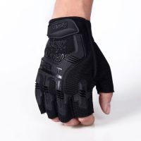 1Pair Summer Fingerless Tactical Gloves Military Men Women Knuckles Protective Gear Hand Driving Climbing Cycling Bicycle Riding Adhesives Tape