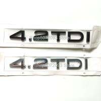 ป้าย3D รถ4.2TDI เอบีเอส4.2 TDI ป้ายการกระจัดโลโก้ตัวอักษรท้ายรถสติ๊กเกอร์สำหรับ Audi Q5 A1 A3 A4 A6 A7 A8 Q2สติ๊กเกอร์ตรายี่ห้อติดรถยนต์ Q7