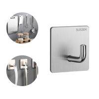 【YF】 Elephant Trunk Hook Stainless Steel Double-sided Sticker Strong Self Adhesive Wall Storage Hooks For Kitchen Home Accessories