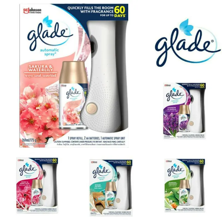 Glade Automatic Spray Set (Spray+ Automatic Spray) Lazada