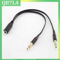 3.5mm Earphone Adapter Headphone Splitter Audio Female To 2 Male Jack 3.5 Mic Y Splitter Headset To Laptop PC Aux Cable QB7LA