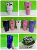 Tumbler แก้วน้ำสุญญากาศ ขนาด 30 ออนซ์ มีฝาปิดในตัว  ทำจากแสตนเลส 304 แท้  เก็บความร้อนเย็นได้นานกว่า 12-15 ชม ล้างทำความสะอาดได้ง่าย