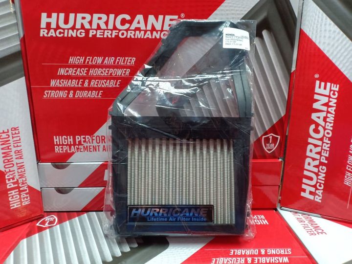 hurricane-กรองอากาศสแตนเลส-honda-civic-1-7l-ปี-2001-2005-steam-1-7l-ปี-2001-2005