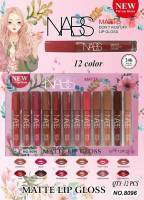 ลิปกลอสเนื้อแมสกันน้ำเซท12แท่ง/12เฉดสี