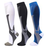 Compression Socks Running Mens Sports Socks Anti Fatigue Pain Relief 20-30 Mmhg Womens Nurses Fitness Golf Rugby Free Shipping