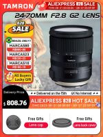 Tamron F2.8 24-70มม. G2ป้องกันการสั่นสะเทือนมาตรฐานซูมแบบเต็มเฟรมเลนส์ SLR การถ่ายภาพบุคคลในแนวนอนเหมาะสำหรับ Kamera Canon Nikon (ใช้แล้ว)