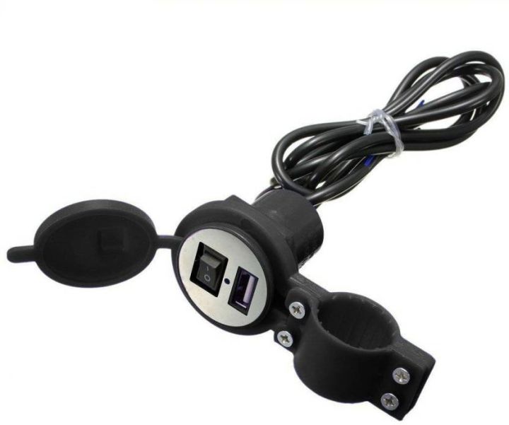 usb-charger-for-motorcycle-ที่ชาร์จแบตติดมอเตอร์ไซค์-ที่ชาร์จแบตรถ-มอเตอร์ไซด์-ที่ชาร์จมือถือ-motorcycle-charger-สายชาร์จรถมอไซค์-สายชาร์จมอไซด์