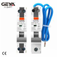 【YF】☬❂  GEYA GYR10N RCBO NEW 18mm 6KA Residual Current Circuit with Over and Short Leakage Protection