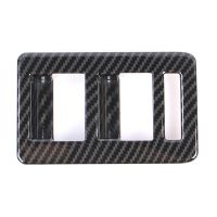 ◙㍿ Window Lift Switch Panel Cover Trim for Ford Bronco 2021 2022 Car Accessories ABS Carbon Fiber