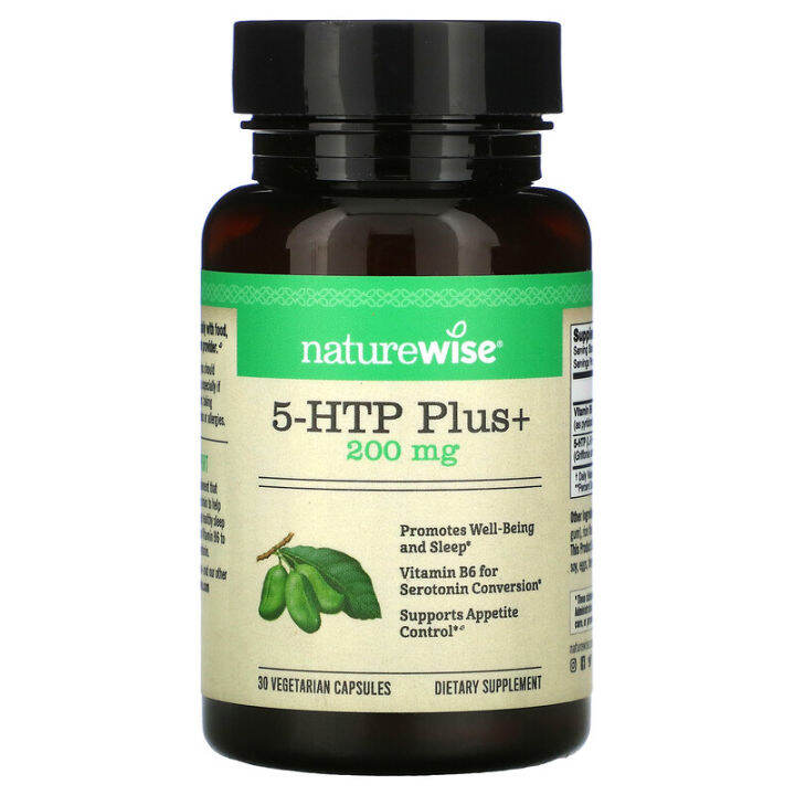 NatureWise, 5HTP Plus+, 200 mg, 30 Vegetarian Capsules Lazada PH