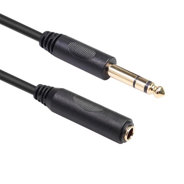 ：《》{“】= 6.35Mm Headphone Extension Cable 1/4 Male To TRS 1/4 Female Cord New