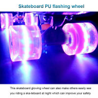 4pcs Skateboard Flash Roller Wheel Penny board LED Light Wheel Longboard PU Flashing Rollers Skateboard 60x45mm Flashing Wheels