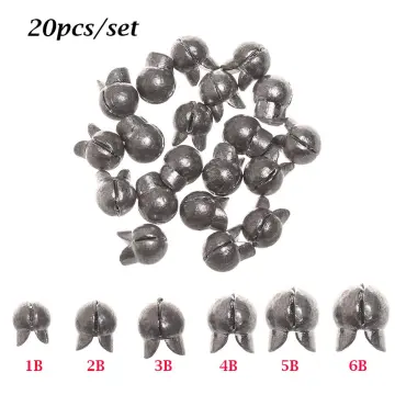 100pcs Alloy Brass Sinkers Eyes Eyelets For Lead Weight Mold