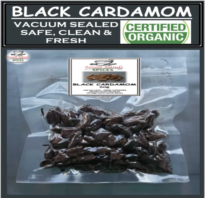 Authentic Indian Black Cardamom Pods Jumbo Premium Quality 50g Lazada PH