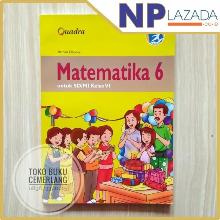Buku Matematika Kelas 6 Sd Kurikulum 2013 Penerbit Quadra Lazada Indonesia