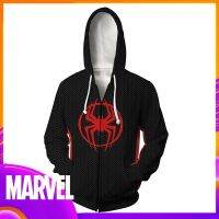 Marvel Sper เสื้อฮูดผู้ชายเสื้อผ้าสำหรับผู้ชาย,เสื้อผ้าคอสเพลย์เสื้อกันหนาวมีซิปพิมพ์ลายดิจิทัลอนิเมะ Sper-Verse