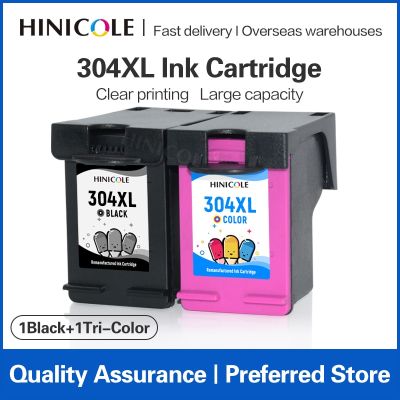 HINICOLE Remanufactured 304XL Ink Cartridge 304 XL For HP Envy 5000 Series 5010 5012 5014 5020 5030 5032 5034 5052 5055 Printer